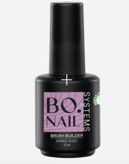 BO. BIAB Brush Builder  Sparkle Violet (15ml)