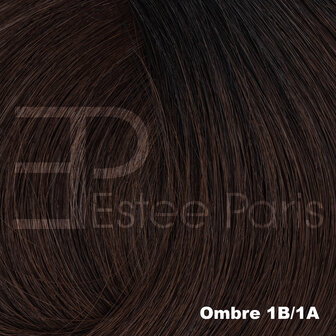 Weft Estee Paris Ombre 1B/1A - Bruin met donkerbruine roots