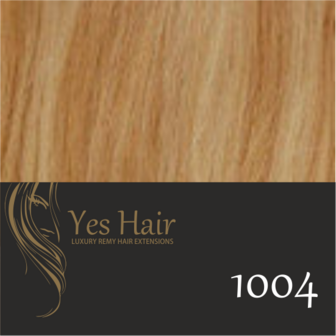 Yes Hair Extensions 30 cm NS kleur 1004 Licht Blond + Warm Blonde highlights