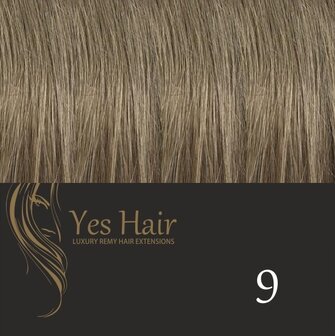 Yes Hair Extensions 52 cm NS kleur 9 As Donker Blond