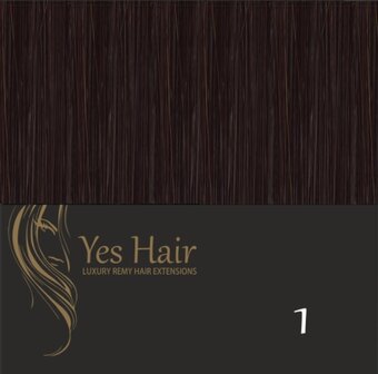 Yes Hair Simply Clips In 4 kleur 1 Zwart Bruin