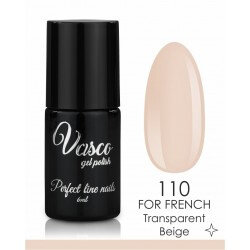 Vasco Gelpolish 110 For French Transparent Beige 6ml 