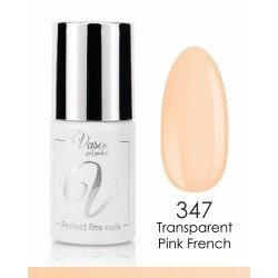 Vasco Gelpolish 347 Transparent Pink French 6ml - French collection 