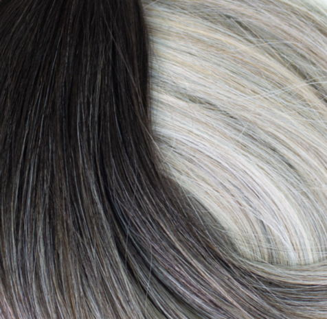 Clip In 7 Banen, Silver Ombre Glamour Your Hair