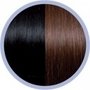 Euro SoCap hairextensions classic line 40 cm #1B/33 Zwart/Diepbruin Mahonie